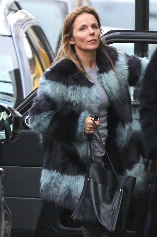 Geri Halliwell out and about in South London