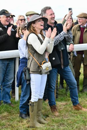 Geri Horner - Point to Point races in Buckinghamshire on Easter Saturday