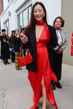 Gia Kim - Seen in the Meatpacking District during New York Fashion Week