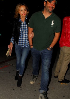 Giada De Laurentiis and boyfriend at the Bruce Springsteen Concert in LA