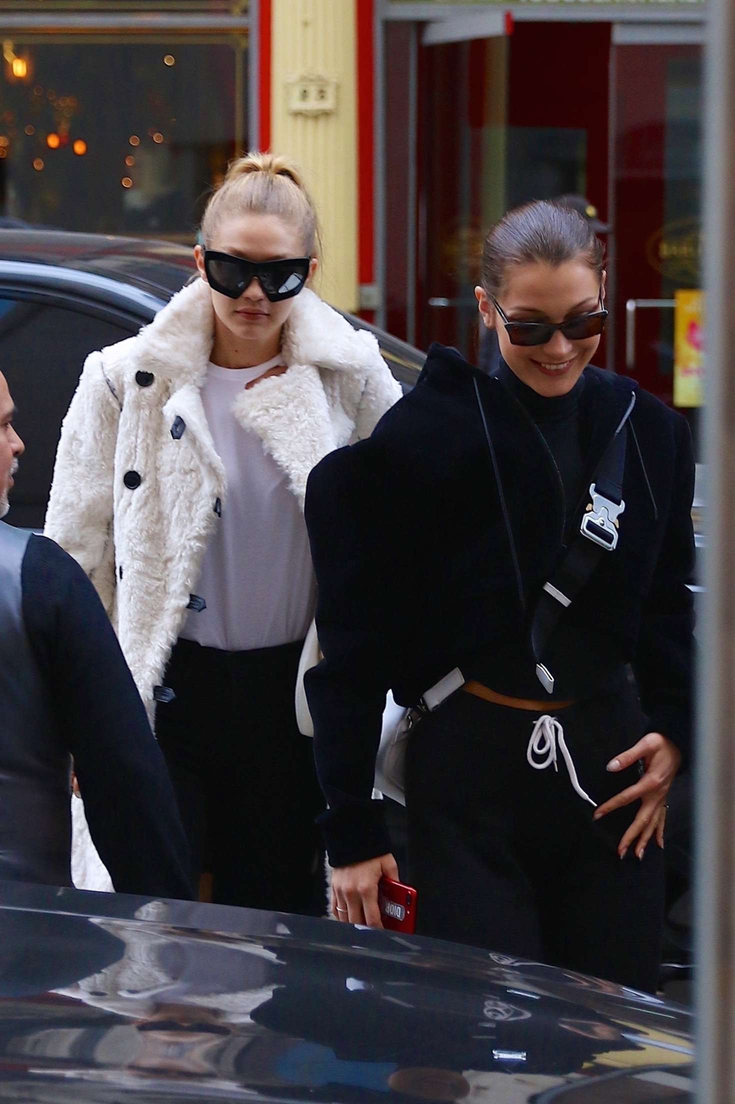 Gigi and Bella Hadid out in NYC | GotCeleb
