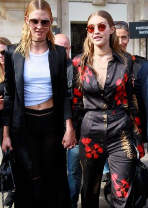 Gigi Hadid and Karlie Kloss Out in Paris