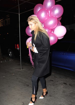 Gigi Hadid - Arriving at Red Stixs in NYC