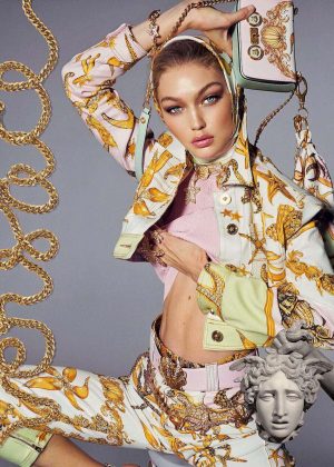 Gigi Hadid by Steven Meisel for Versace SS Campaign 2018