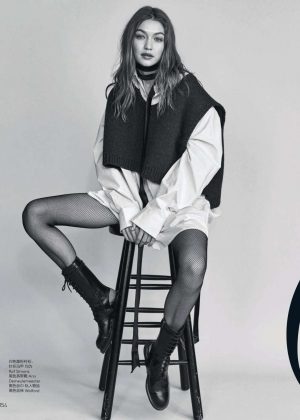 Gigi Hadid for Vogue China Magazine (March 2017)