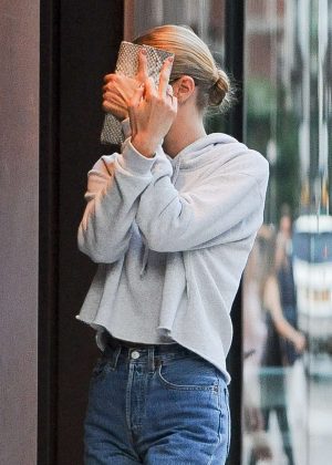 Gigi Hadid in Jeans out and about in New York City