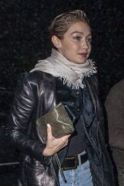 Gigi Hadid - Leaving La Coupole Nightclub in Paris