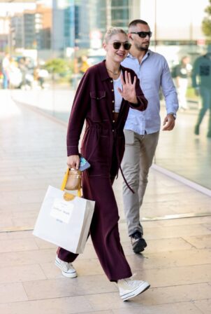 09/22/2022.Gigi Hadid - is seen during Milan Fashion Week Womenswear  Spring/Summer 2023 on September 22, 2022 in Milan, Italy. as it's…