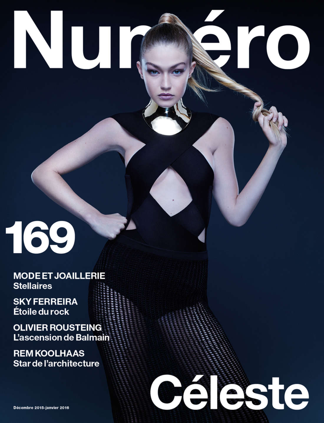 Gigi Hadid - Numero France Magazine (Dec 2015/Jan 2016)