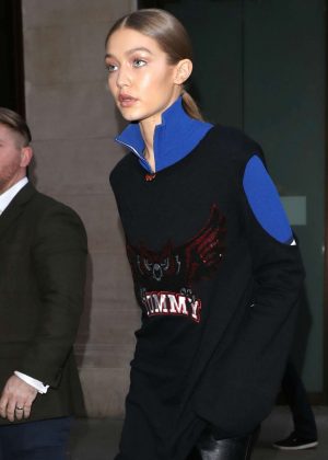 Gigi Hadid out and about in London