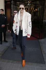 Gigi Hadid - Out and about in Paris