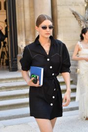 Gigi Hadid - Outside the Valentino Haute Couture Show in Paris