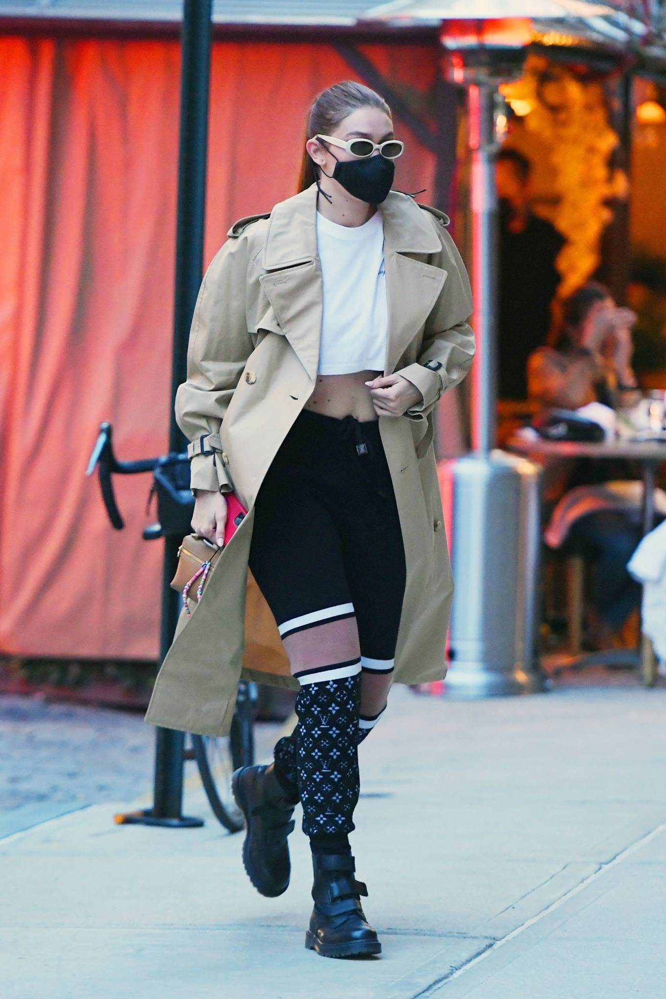 Gigi Hadid 2021 : Gigi Hadid – Seen after shooting for Maybelline in New York-13