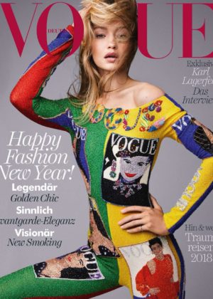 Gigi Hadid - Vogue Germany Cover (January 2018)