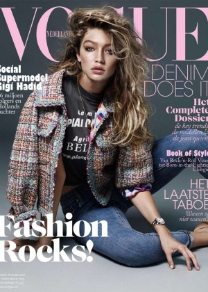 Gigi Hadid - Vogue Netherlands Cover (November 2015)