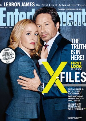Gillian Anderson & David Duchovny - Entertainment Weekly (July 2015)