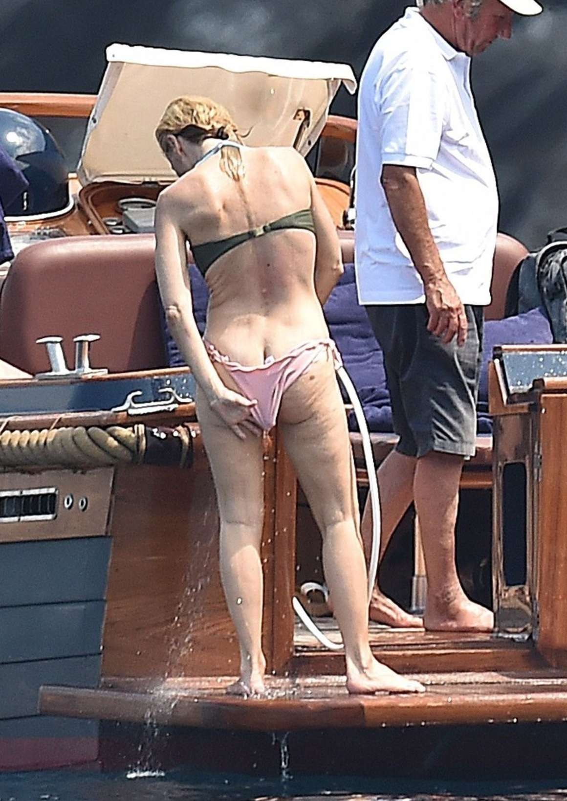 Gillian anderson in a bikini