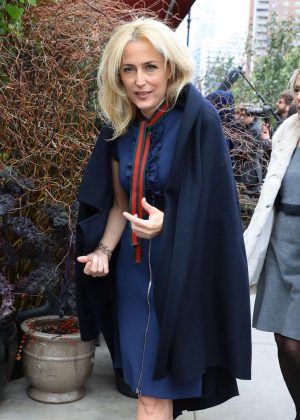 Gillian Anderson out in New York