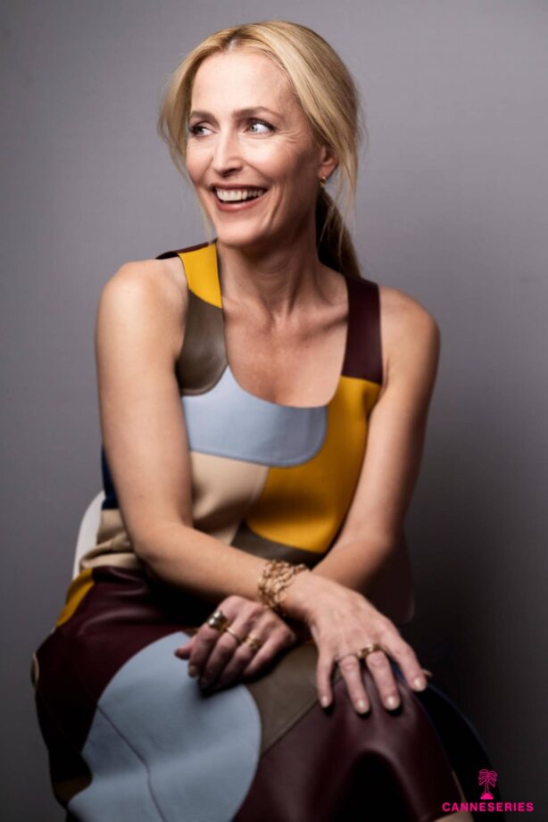 Gillian Anderson - Portraits shoot at the 5th Canneseries Festival in Cannes France