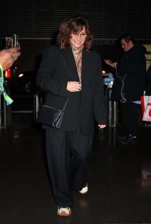 Gina Gershon - Attending the SNL after-party in New York