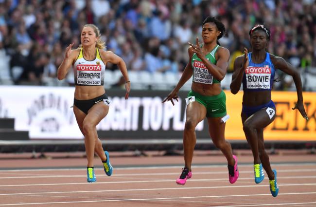 Gina Luckenkemper: 100 m semi-final at 2017 IAAF World Championships ...
