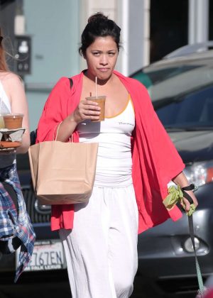 Gina Rodriguez out in Los Angeles