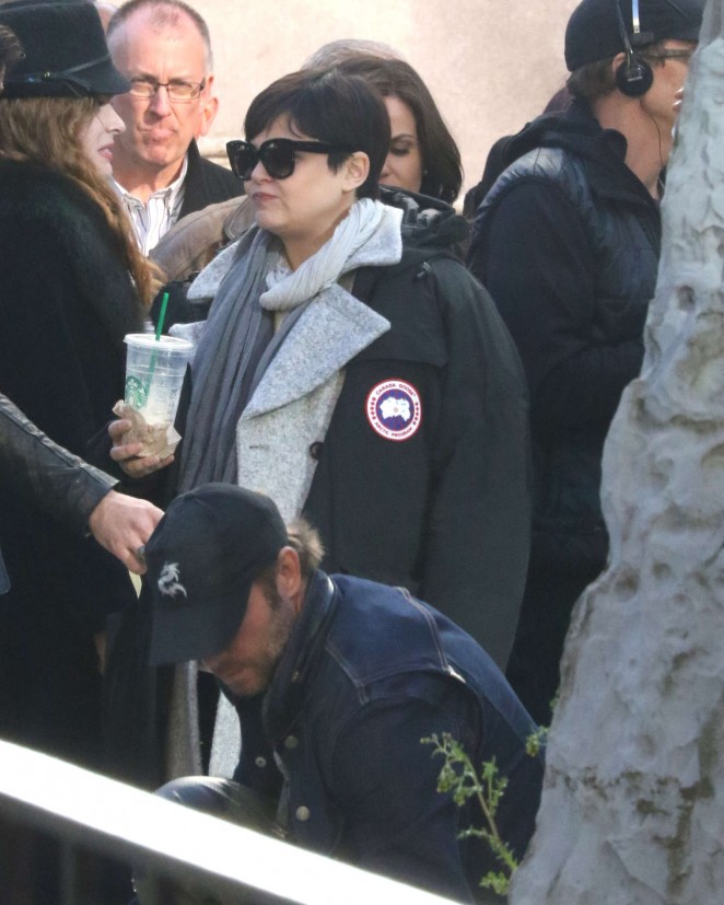 Ginnifer Goodwin on set in Vancouver