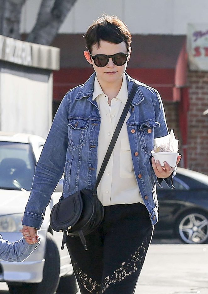 Ginnifer Goodwin out in Los Angeles