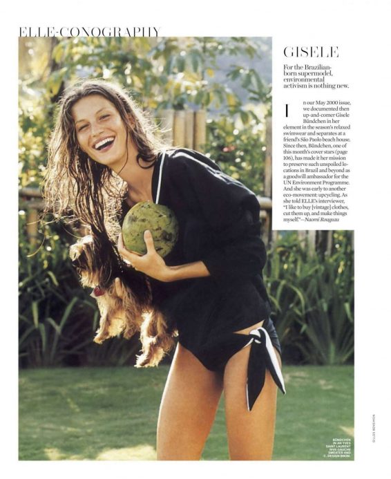 Gisele Bundchen - Elle Magazine (July 2019)