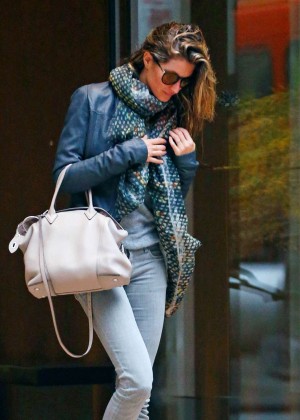 Gisele Bundchen in Jeans Out in NYC
