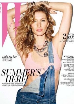 Gisele Bundchen - W Korea Cover Magazine (July 2015)