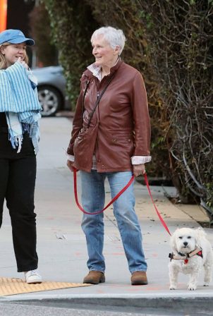 Glenn Close - Seen while out in Los Angeles