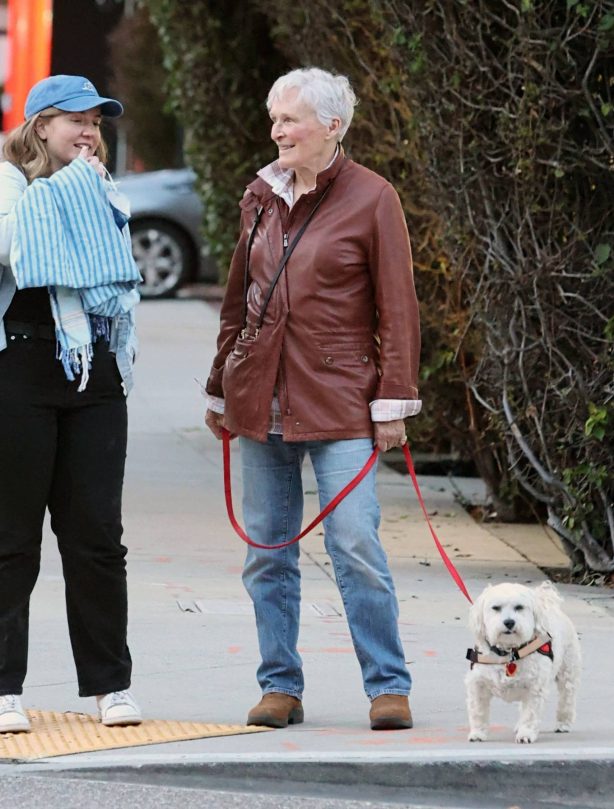 Glenn Close - Seen while out in Los Angeles
