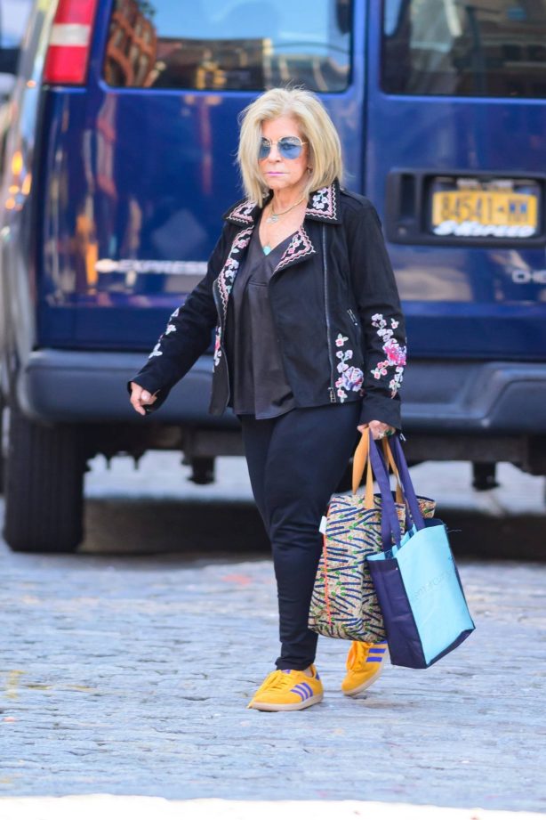Gloria Campano - Seen leaving the Gigi Hadid store in New York