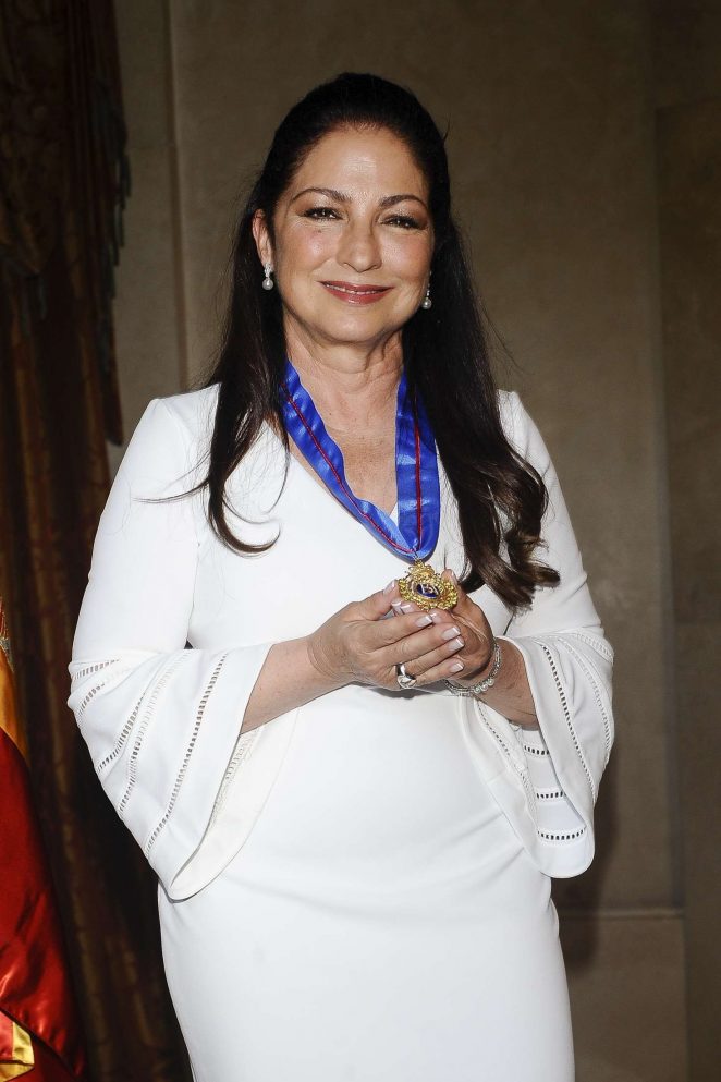 Gloria Estefan - Receives the Gold Medal of Merit in the Fine Arts in Madrid
