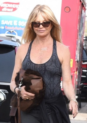 Goldie Hawn out and about in Brentwood