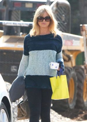 Goldie Hawn out in Pacific Palisades