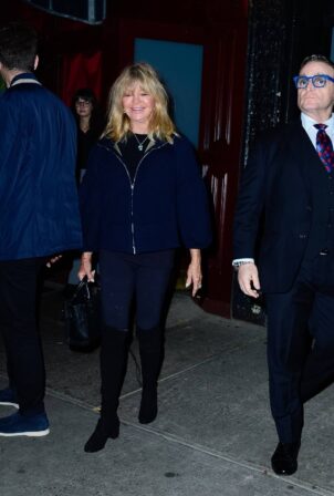 Goldie Hawn - Seen at Carbone in New York