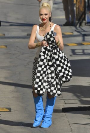 Gwen Stefani - Arrives at Jimmy Kimmel Live