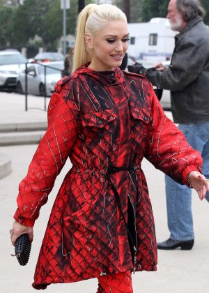 Gwen Stefani in Red out in Los Angeles
