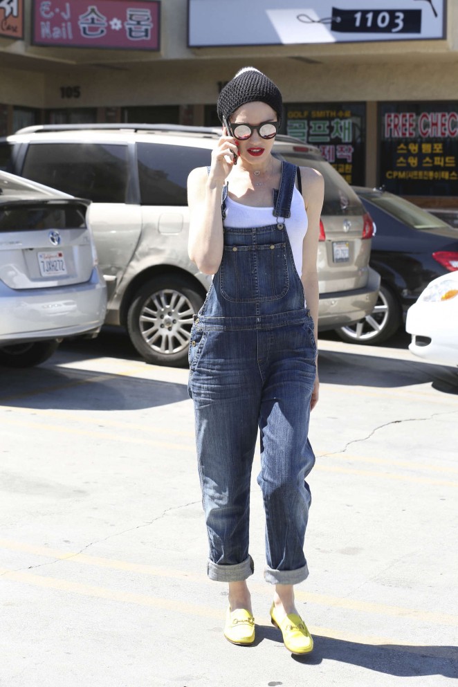 Gwen Stefani in Jeans Out and about in LA