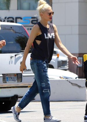 Gwen Stefani out in Los Angeles