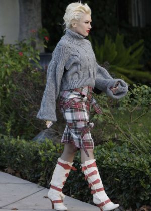 Gwen Stefani out on Christmas Eve in Los Angeles