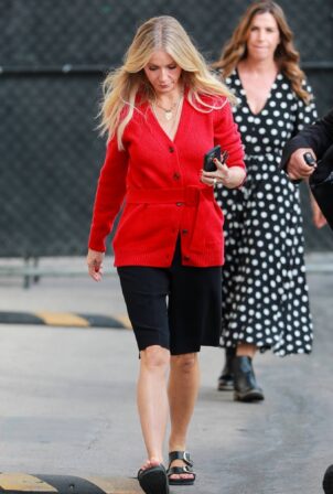 Gwyneth Paltrow - Arrives at Jimmy Kimmel Live in Hollywood