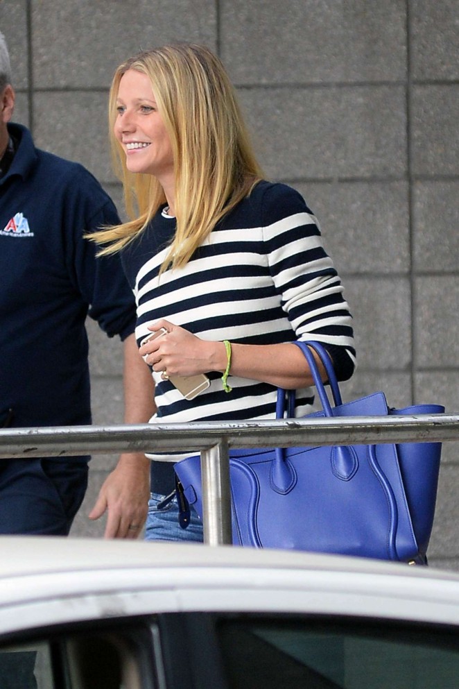 Gwyneth Paltrow - Arrives at LAX Airport in LA