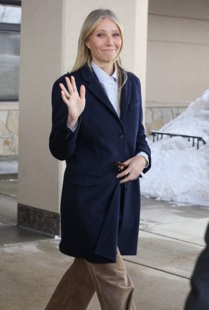 Gwyneth Paltrow - Leaving court in Park City