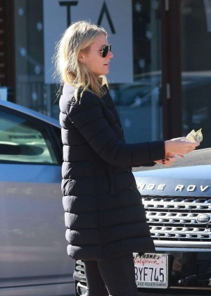 Gwyneth Paltrow out in Brentwood