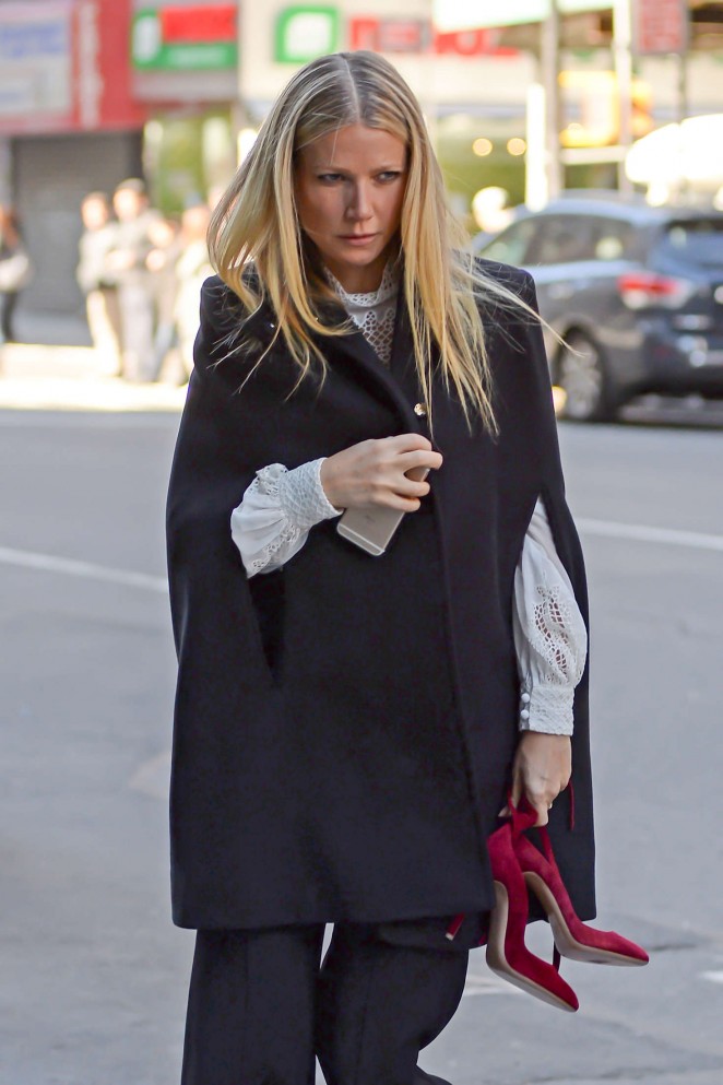 Gwyneth Paltrow out in New York