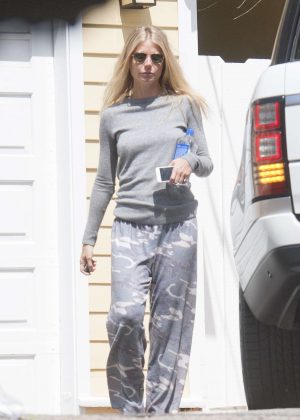 Gwyneth Paltrow wearing pyjamas in Los Angeles