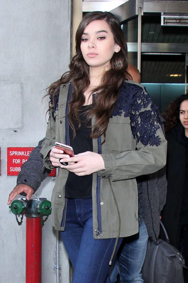 Hailee Steinfeld at CBS This Morning in New York